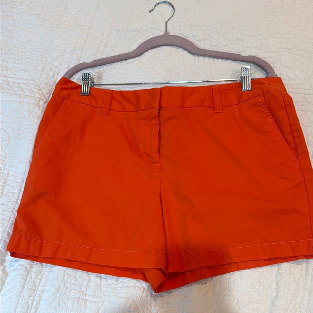 LOFT Orange Bermudas Vibrant Summer Style